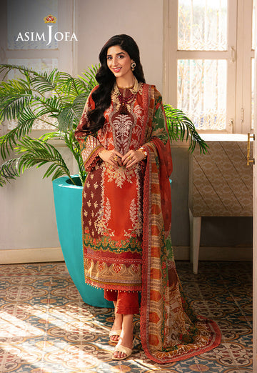 Asim Jofa AJAR-14 Aira Summer Prints Essentials Online Shopping